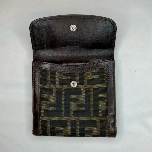 Authentic Fendi Zucca Double Sided Bifold Wallet - Picture 9 of 12